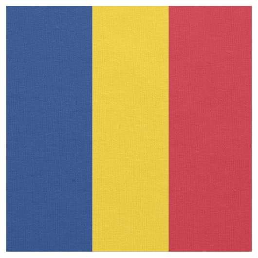 Tissu Drapeau de la Roumanie (Fermer)