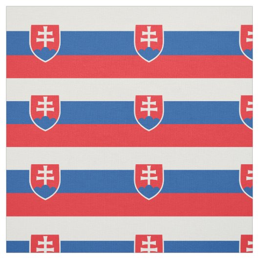 Tissu Drapeau de la Slovaquie (Échantillon)