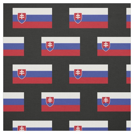 Tissu Drapeau de la Slovaquie (Échantillon)