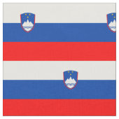 Tissu Drapeau de la Slovénie (Fermer)
