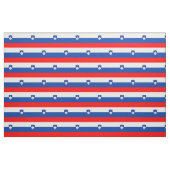 Tissu Drapeau de la Slovénie (Fat Quarter)