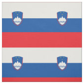 Tissu Drapeau de la Slovénie (Échantillon)