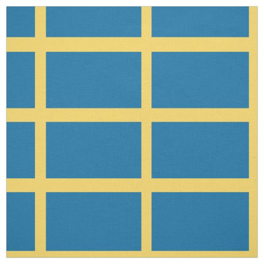 Tissu Drapeau de la Suède (Échantillon)