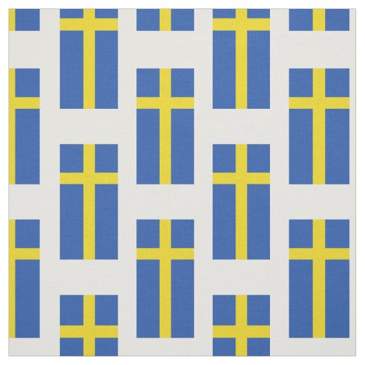 Tissu Drapeau de la Suède (Échantillon)