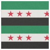 Tissu Drapeau de la Syrie (Fermer)