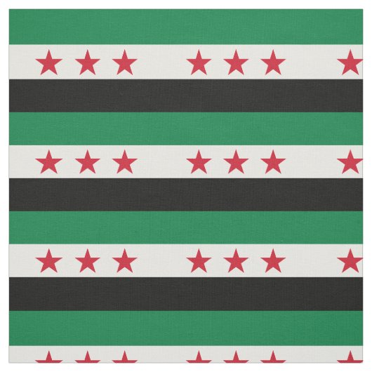 Tissu Drapeau de la Syrie (Échantillon)