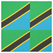 Tissu Drapeau de la Tanzanie (Échantillon)