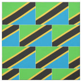 Tissu Drapeau de la Tanzanie (Échantillon)