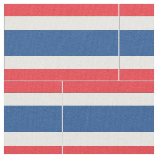 Tissu Drapeau de la Thaïlande (Fermer)