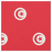 Tissu Drapeau de la Tunisie (Fermer)