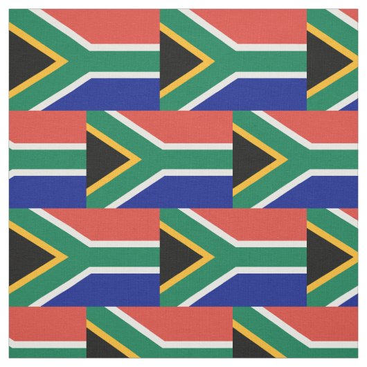 Tissu Drapeau de l'Afrique du Sud (Échantillon)