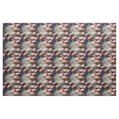 Tissu Drapeau de l'aigle américain (Fat Quarter)