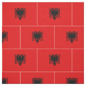 Tissu Drapeau de l'Albanie (Échantillon)