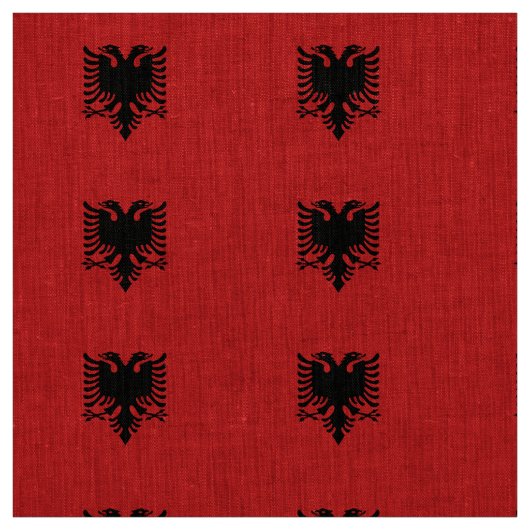 Tissu Drapeau de l'Albanie (Échantillon)