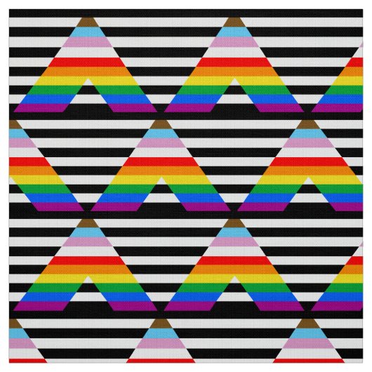 Tissu Drapeau de l'Ally Pride de progression LGBTQ (Échantillon)