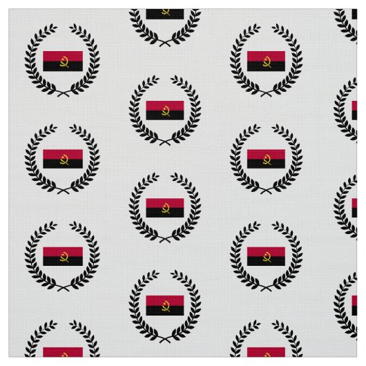 Tissu Drapeau de l'Angola (Échantillon)