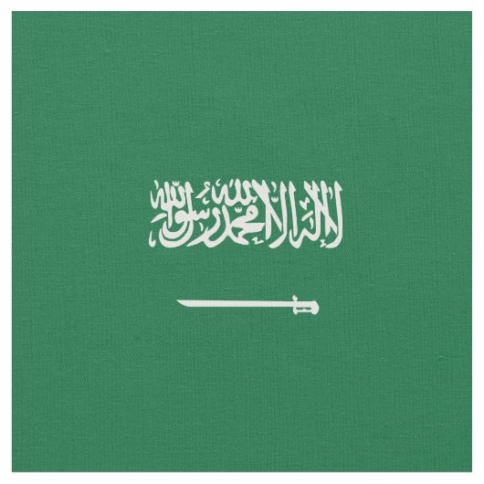 Tissu Drapeau de l'Arabie saoudite (Fermer)