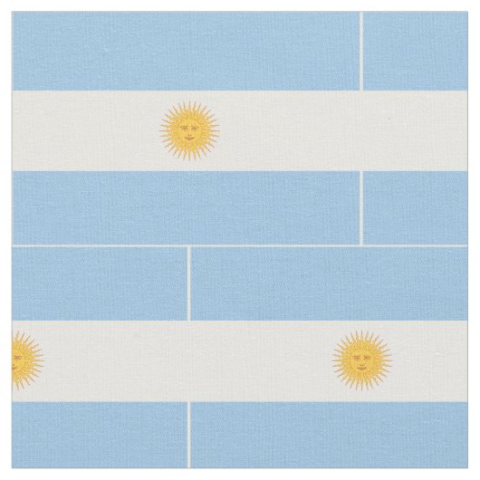 Tissu Drapeau de l'Argentine (Fermer)