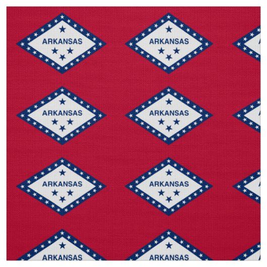 Tissu Drapeau de l'Arkansas (Échantillon)