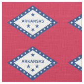 Tissu Drapeau de l'Arkansas (Détail)