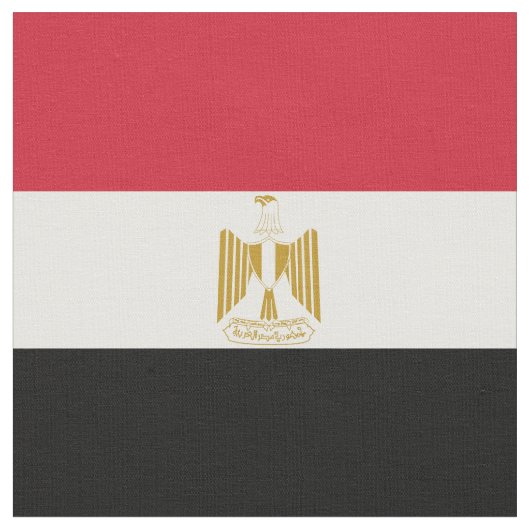 Tissu Drapeau de l'Égypte (Fermer)