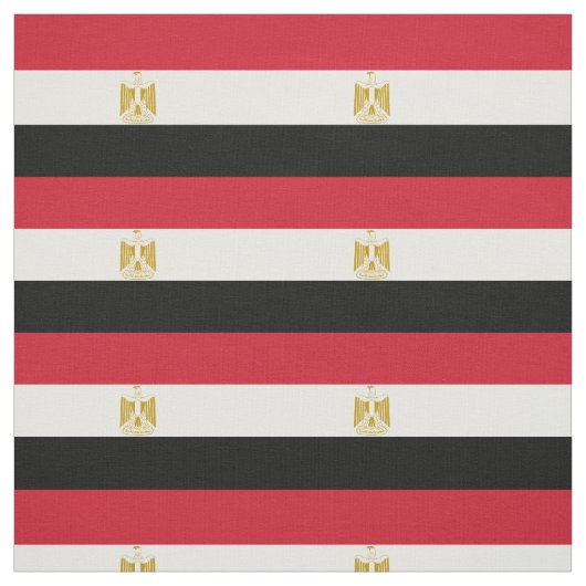 Tissu Drapeau de l'Égypte (Échantillon)