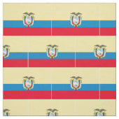 Tissu Drapeau de l'Équateur (Échantillon)
