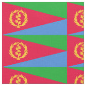 Tissu Drapeau de l'Érythrée (Fermer)