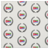 Tissu Drapeau de l'Érythrée (Échantillon)