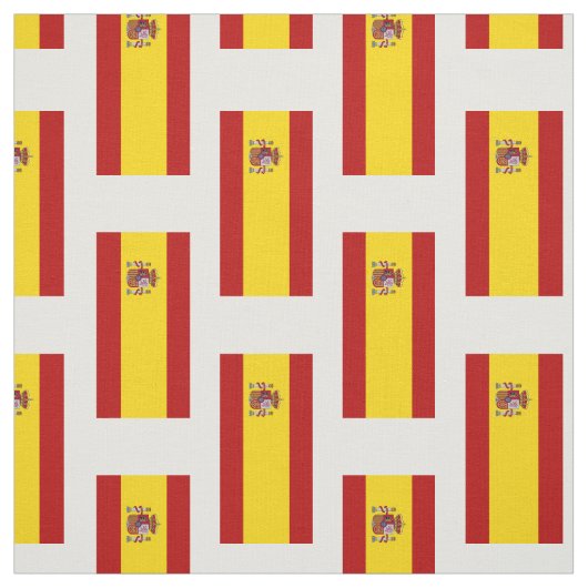 Tissu Drapeau de l'Espagne (Échantillon)