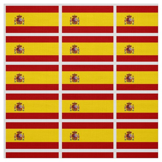 Tissu Drapeau de l'Espagne (Échantillon)