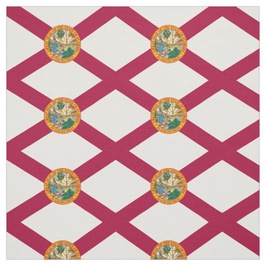 Tissu Drapeau de l'État de Floride (Échantillon)