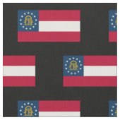 Tissu Drapeau de l'État de Géorgie (Fermer)