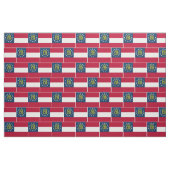 Tissu Drapeau de l'État de Géorgie (Fat Quarter)