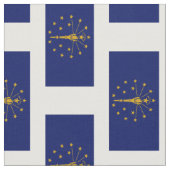 Tissu Drapeau de l'État de l'Indiana (Fermer)