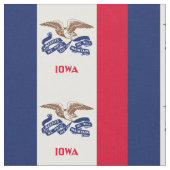 Tissu Drapeau de l'État de l'Iowa (Fermer)