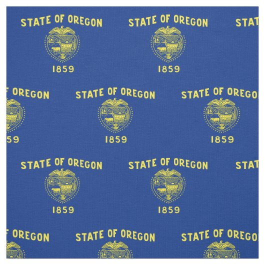 Tissu Drapeau de l'État de l'Oregon (Échantillon)