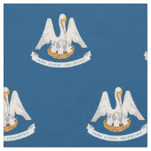 Tissu Drapeau de l'État de Louisiane (Fermer)