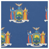 Tissu Drapeau de l'État de New York (Fermer)
