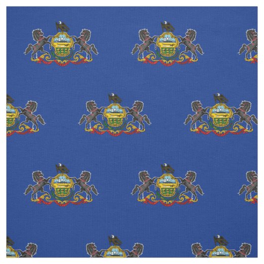 Tissu Drapeau de l'État de Pennsylvanie (Échantillon)