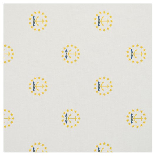 Tissu Drapeau de l'État de Rhode Island (Échantillon)