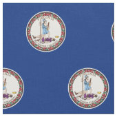 Tissu Drapeau de l'État de Virginie (Fermer)