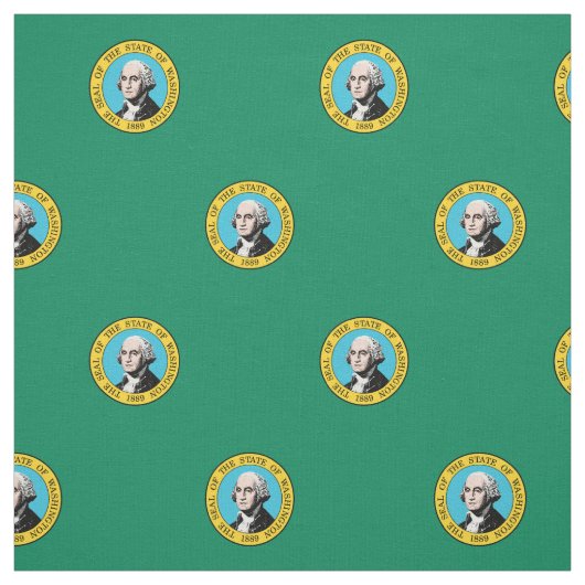 Tissu Drapeau de l'État de Washington (Échantillon)