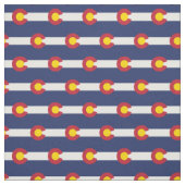 Tissu Drapeau de l'État du Colorado (Échantillon)