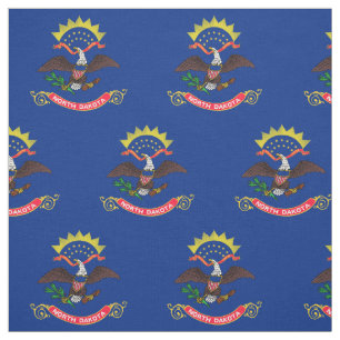 Tissu Drapeau de l'État du Dakota du Nord