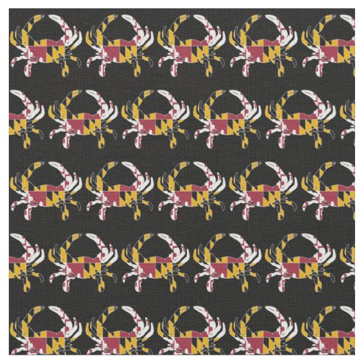 Tissu Drapeau de l'État du Maryland (Fermer)