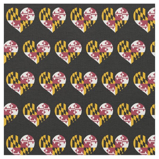 Tissu Drapeau de l'État du Maryland (Fermer)