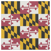 Tissu Drapeau de l'État du Maryland (Fermer)