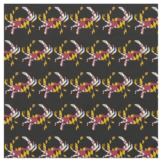Tissu Drapeau de l'État du Maryland (Fermer)