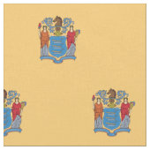Tissu Drapeau de l'État du New Jersey (Fermer)